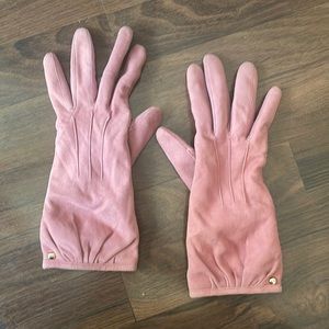 Coach Cashmere Suede Gloves